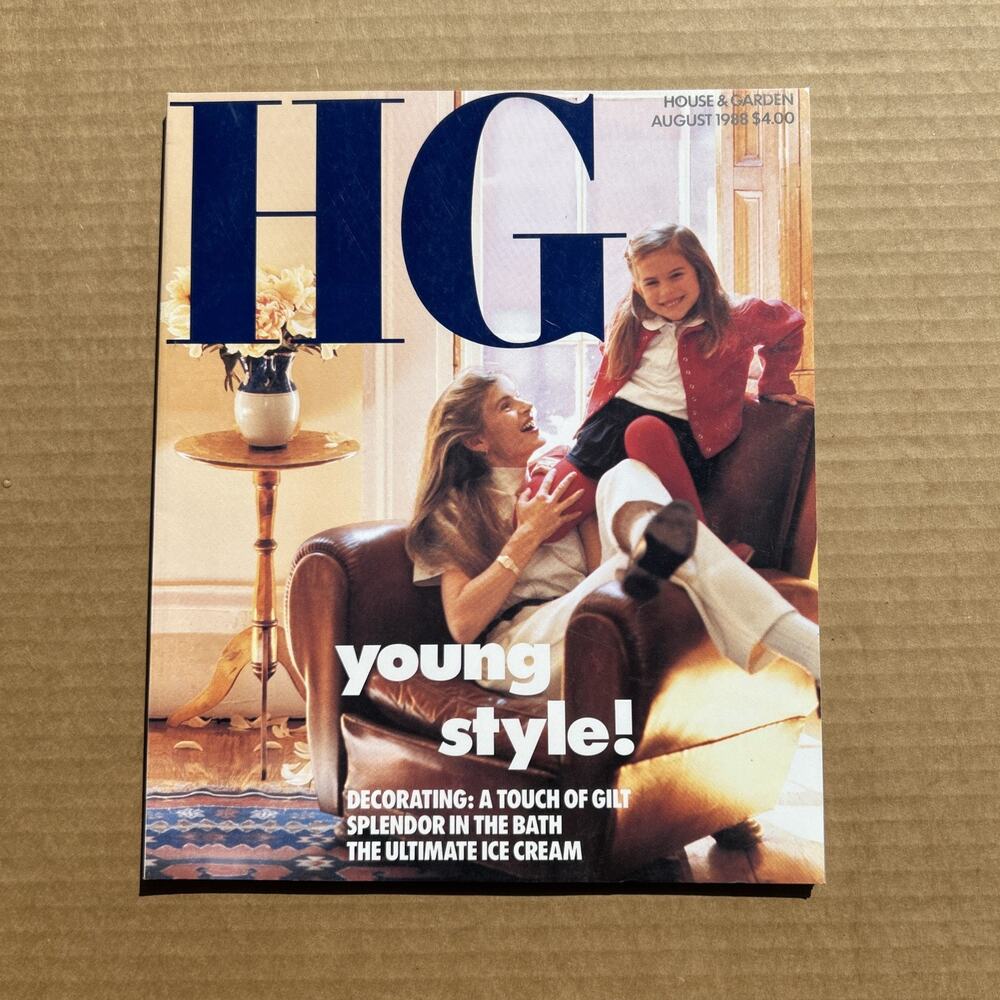 HG House & Garden Aug 1988 Anna Wintour Andre Leon Talley Vintage Magazine Decor